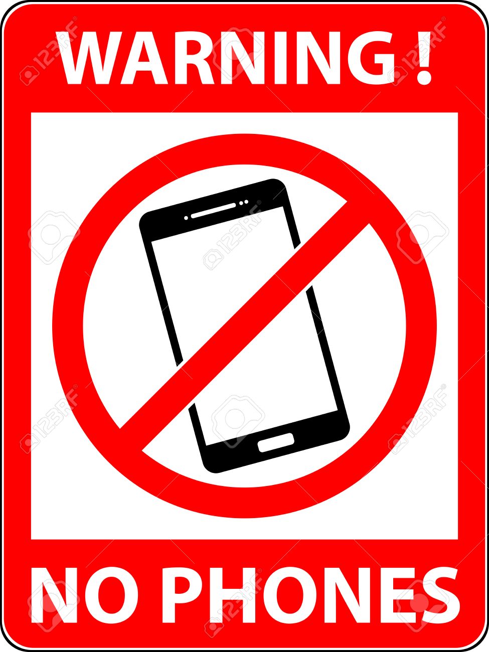 96 no cell phones