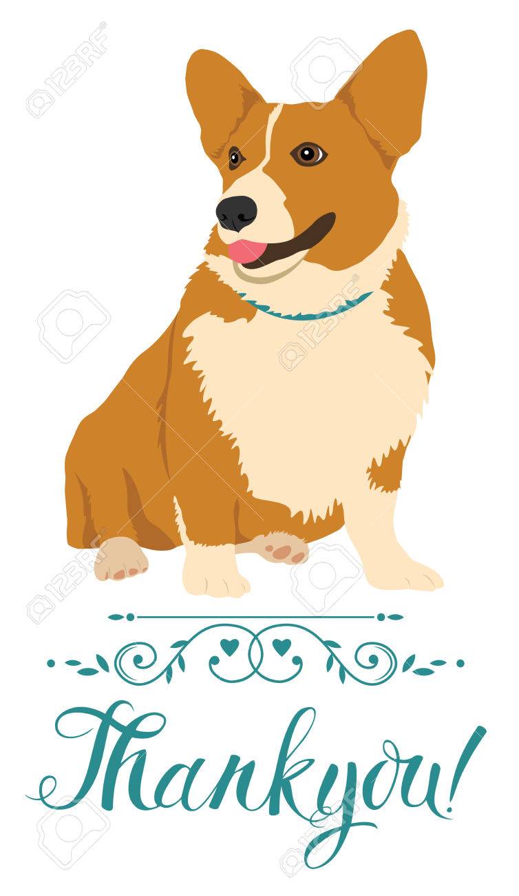 Thank You Card With Dog Royalty Free Cliparts Vectors And Stock Illustration Image 22387422