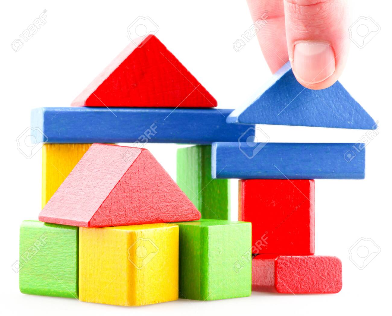 wooden building blocks set