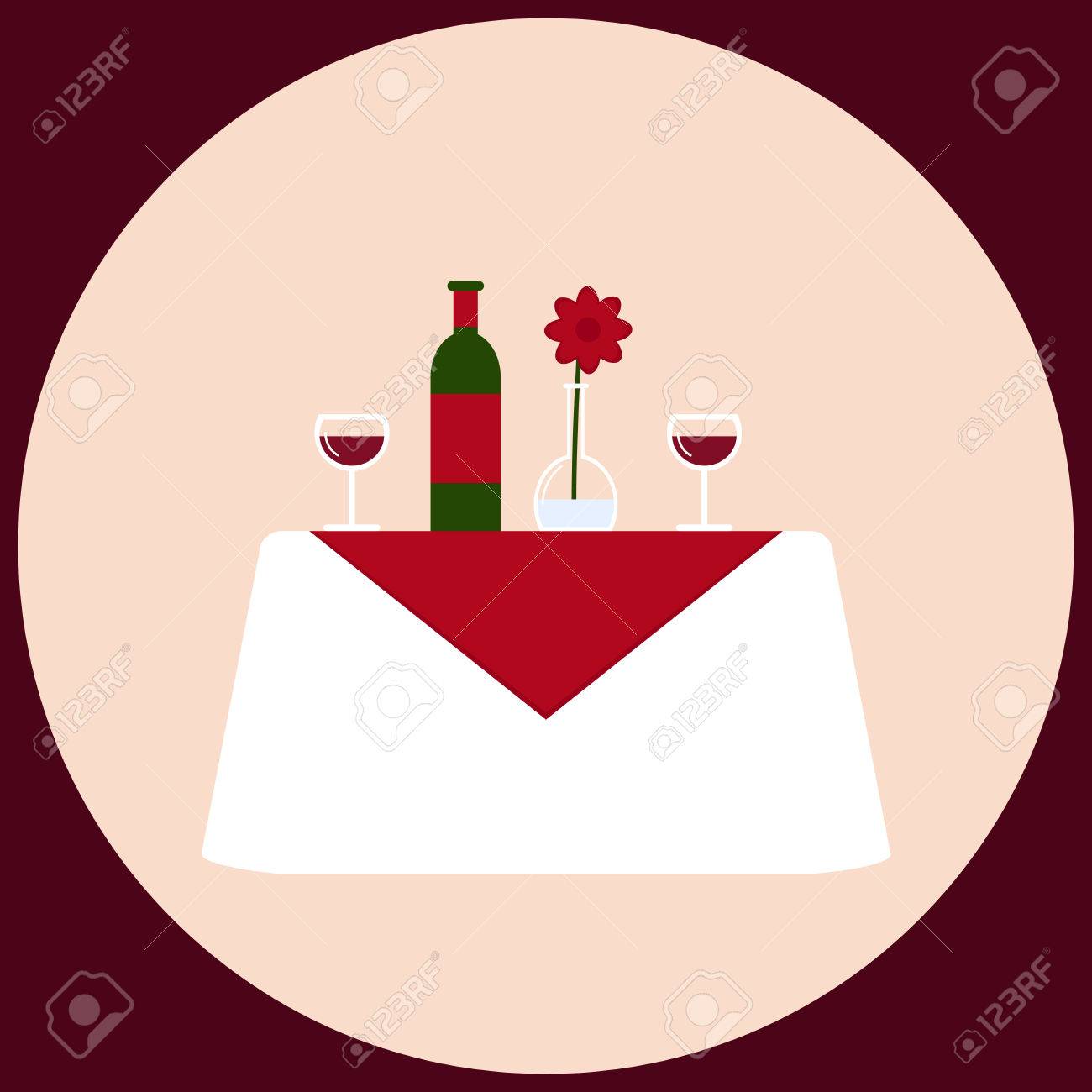 Dinner Table Background dinner table. romantic dinner for two. isolated dinner table Dinner Table Background dinner table. romantic dinner for two. isolated dinner table