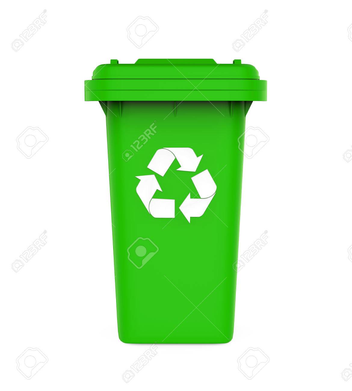 Cesto Tacho Color Verde Tacho De Basura Verde Reciclaje Tacho