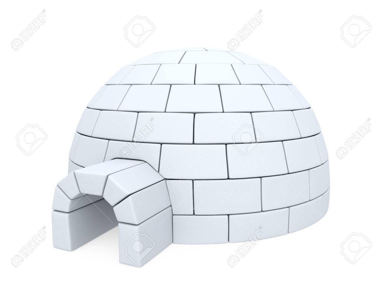 Igloo Ice House Stock Photo, Picture 