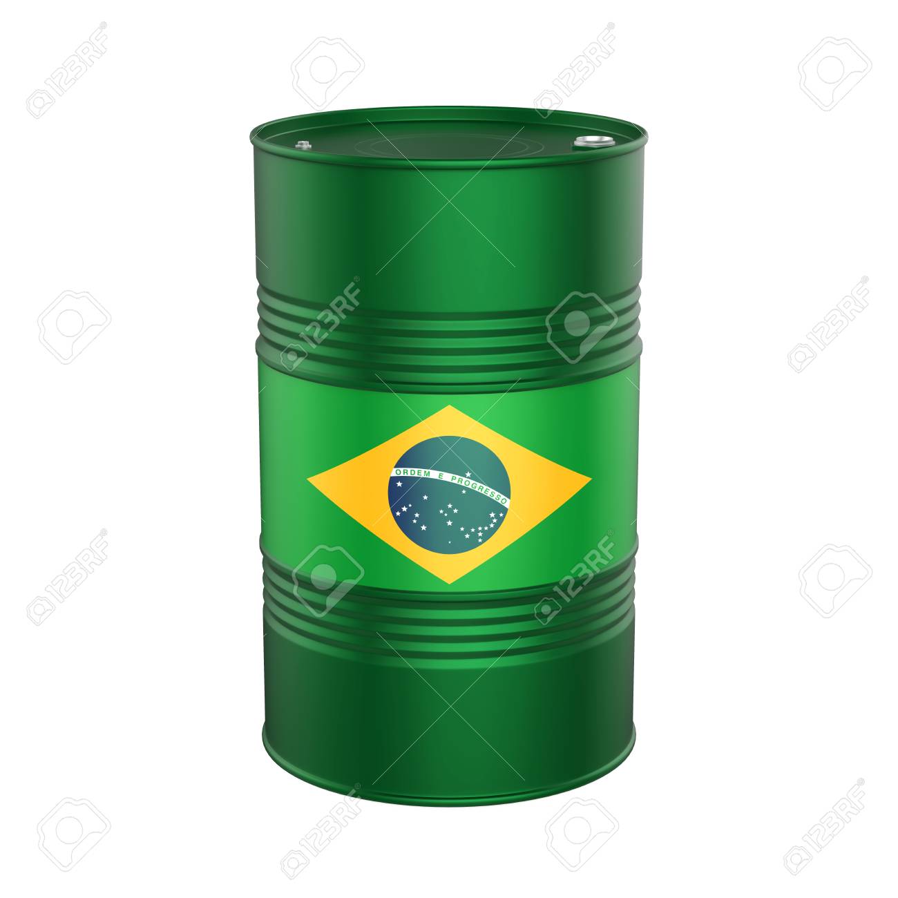 Brazilian Flag Oil Barrel - 80183103 Brazilian Flag Oil Barrel - 80183103