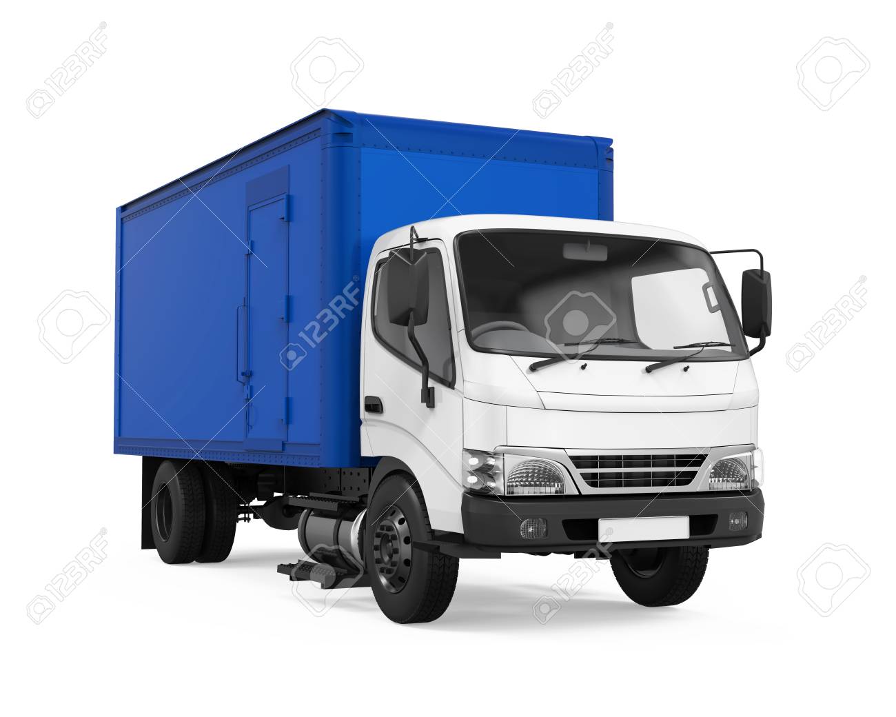 Cargo Entrega Camion Aislado Fotos Retratos Imagenes Y Fotografia De Archivo Libres De Derecho Image