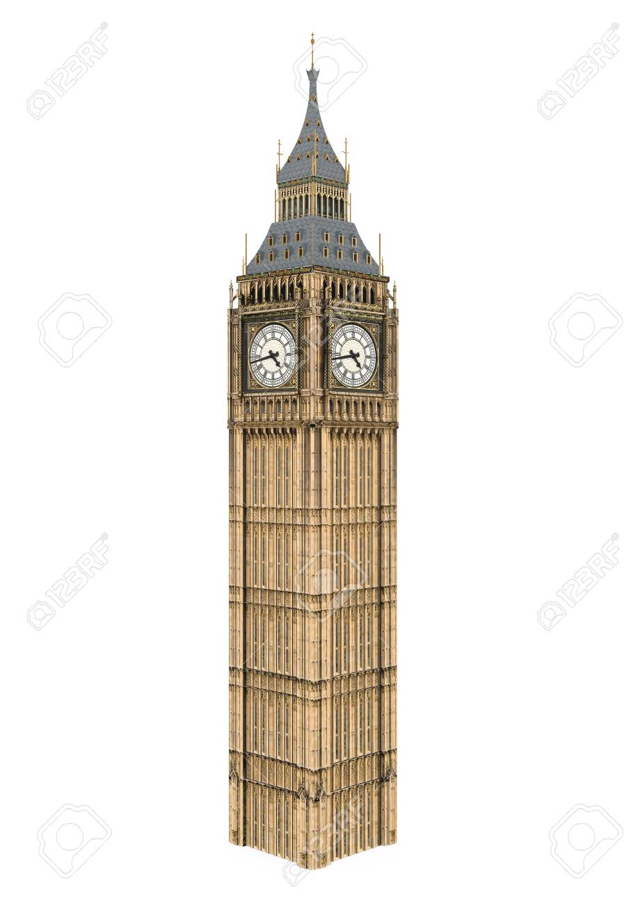 Big Ben Isolated - 94545370 Big Ben Isolated - 94545370