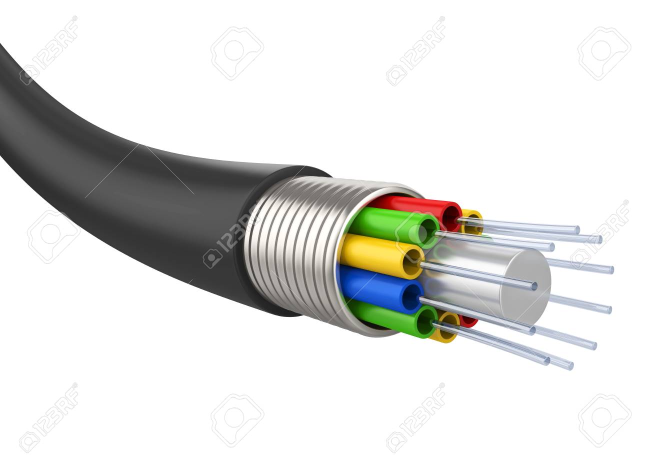 Optical Fiber Cable Isolated - 104892329 Optical Fiber Cable Isolated - 104892329