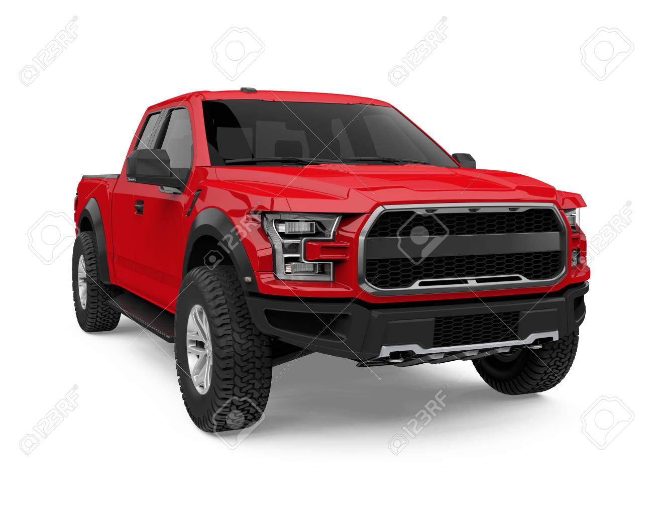 Pickup Truck Isolated - 116977686 Pickup Truck Isolated - 116977686