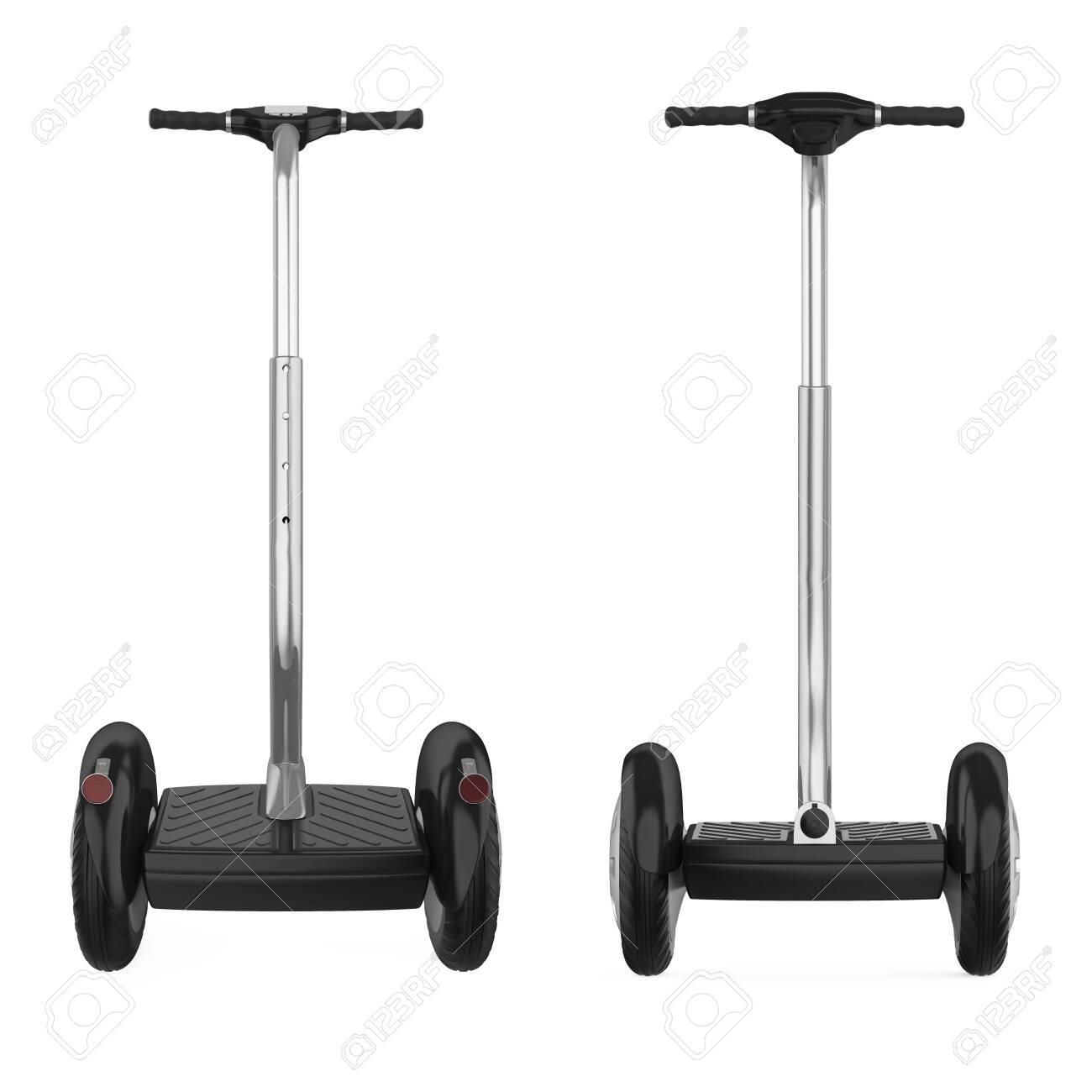 hoverboard with handle