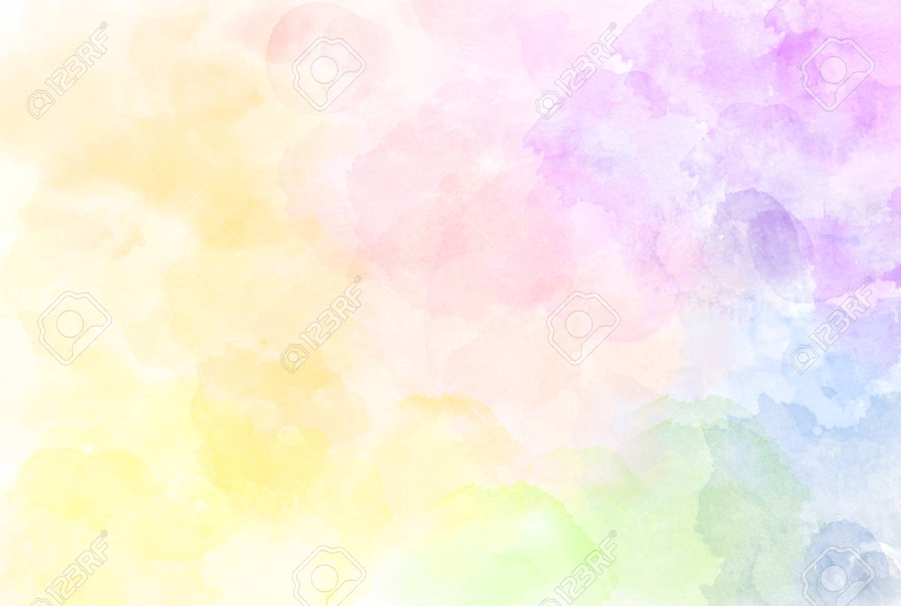 pic Watercolor Soft Pastel Cute Pastel Rainbow Background pastel watercolor rainbow wallpaper