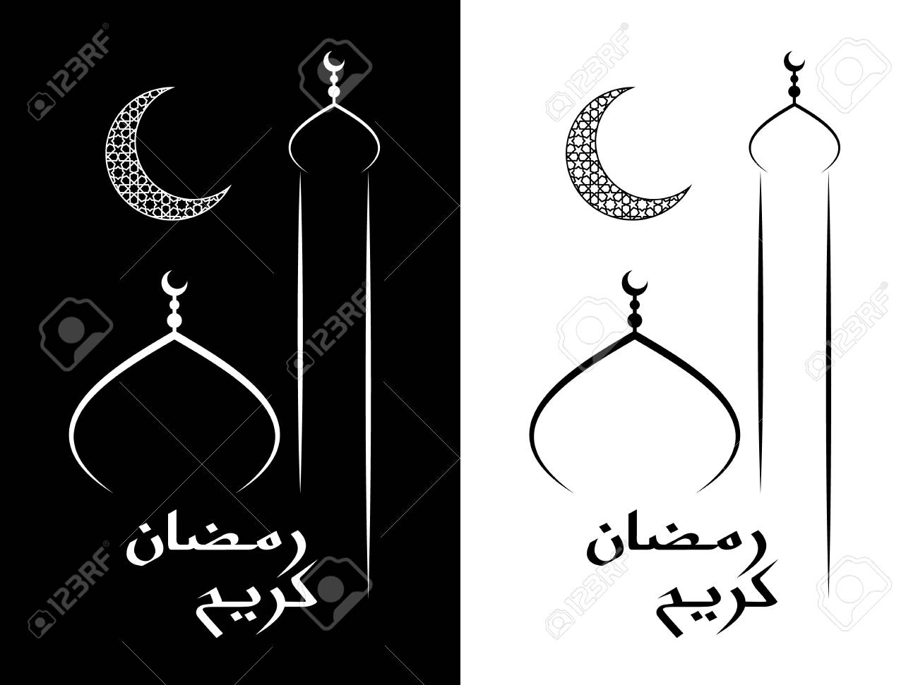 Featured image of post Ramadan Clipart Black And White