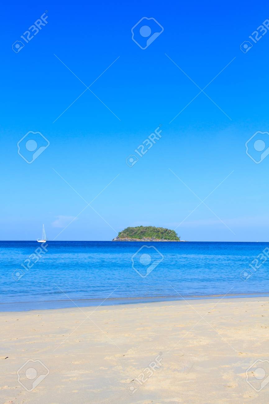 Kata Beach Exotic Bay In Phuket Island Thailand