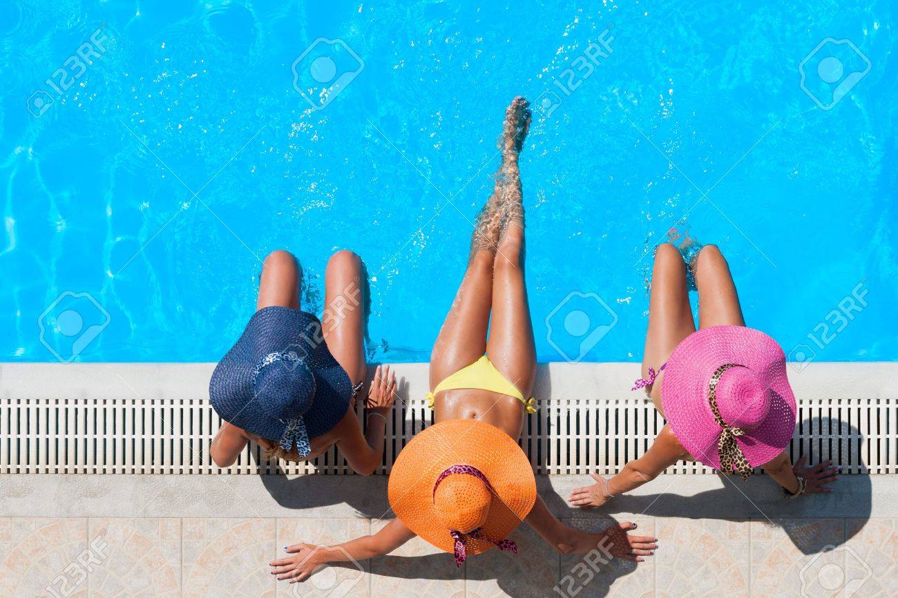 pool hats for women