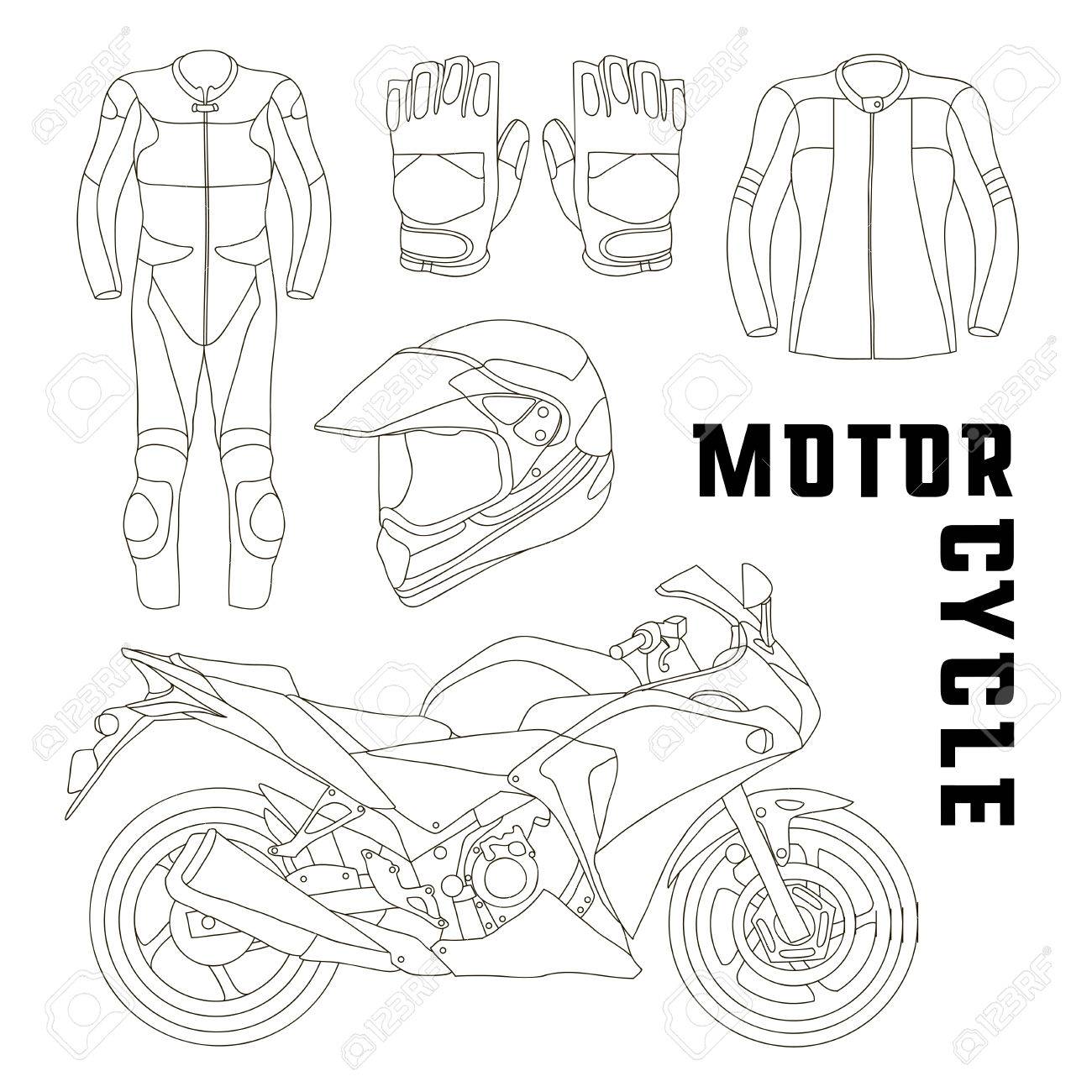 Casco de motocicleta icono en fondo blanco para diseño Casco de motocicleta icono en fondo blanco para diseño