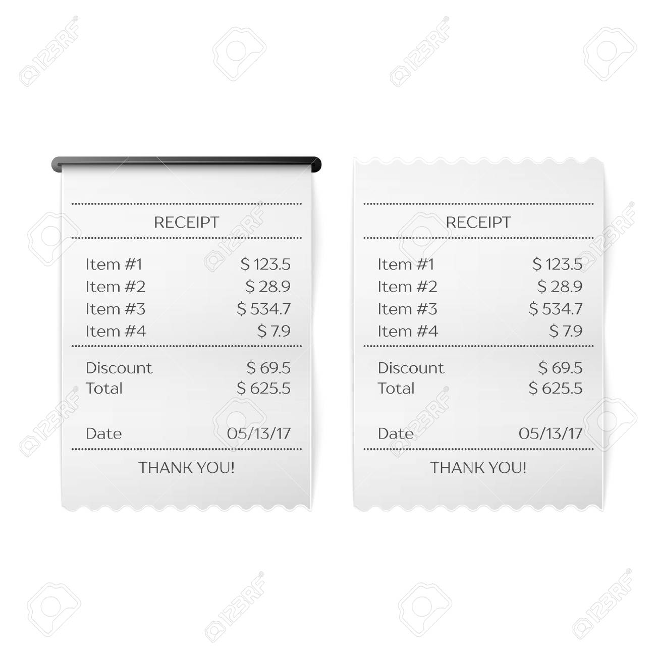 Restaurant Receipt Template