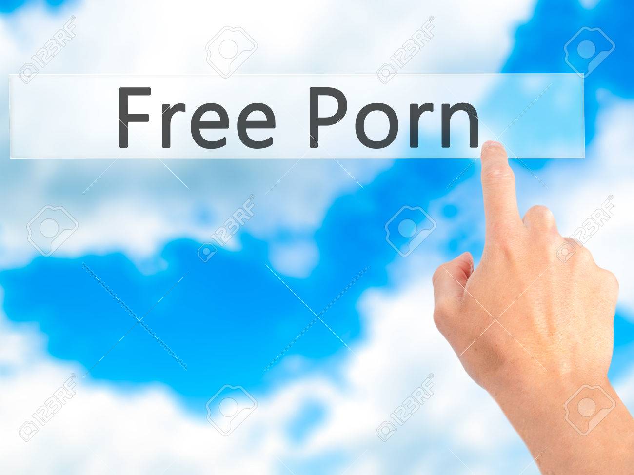 Free Porn - Hand Pressing A Button On Blurred Background Concept .  Business, Technology, Internet Concept. Stock Photo Stock Photo, Picture  and Royalty Free Image. Image 55420211.