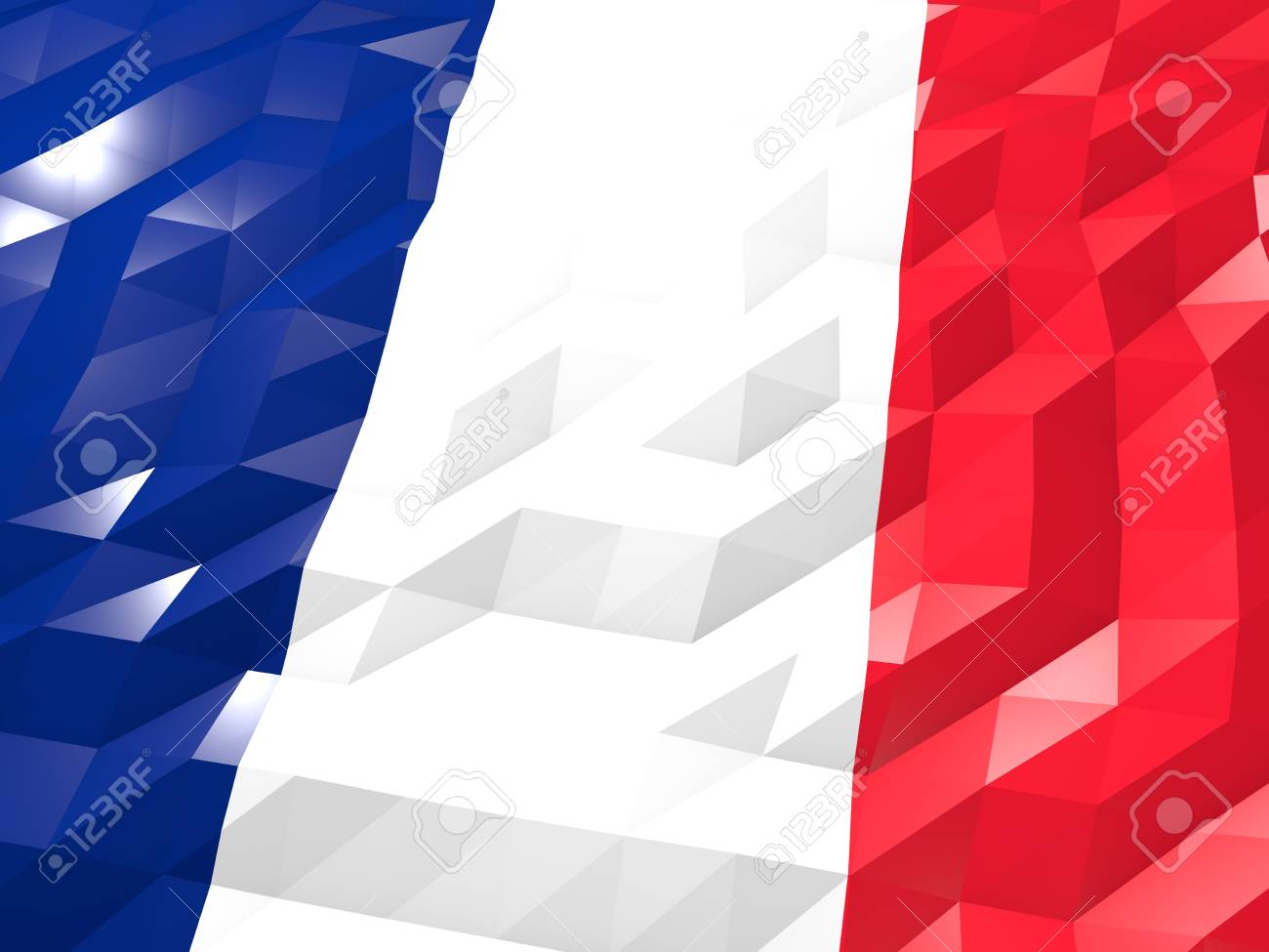 Drapeau De La Martinique Illustration De Fond D Ecran 3d Symbole