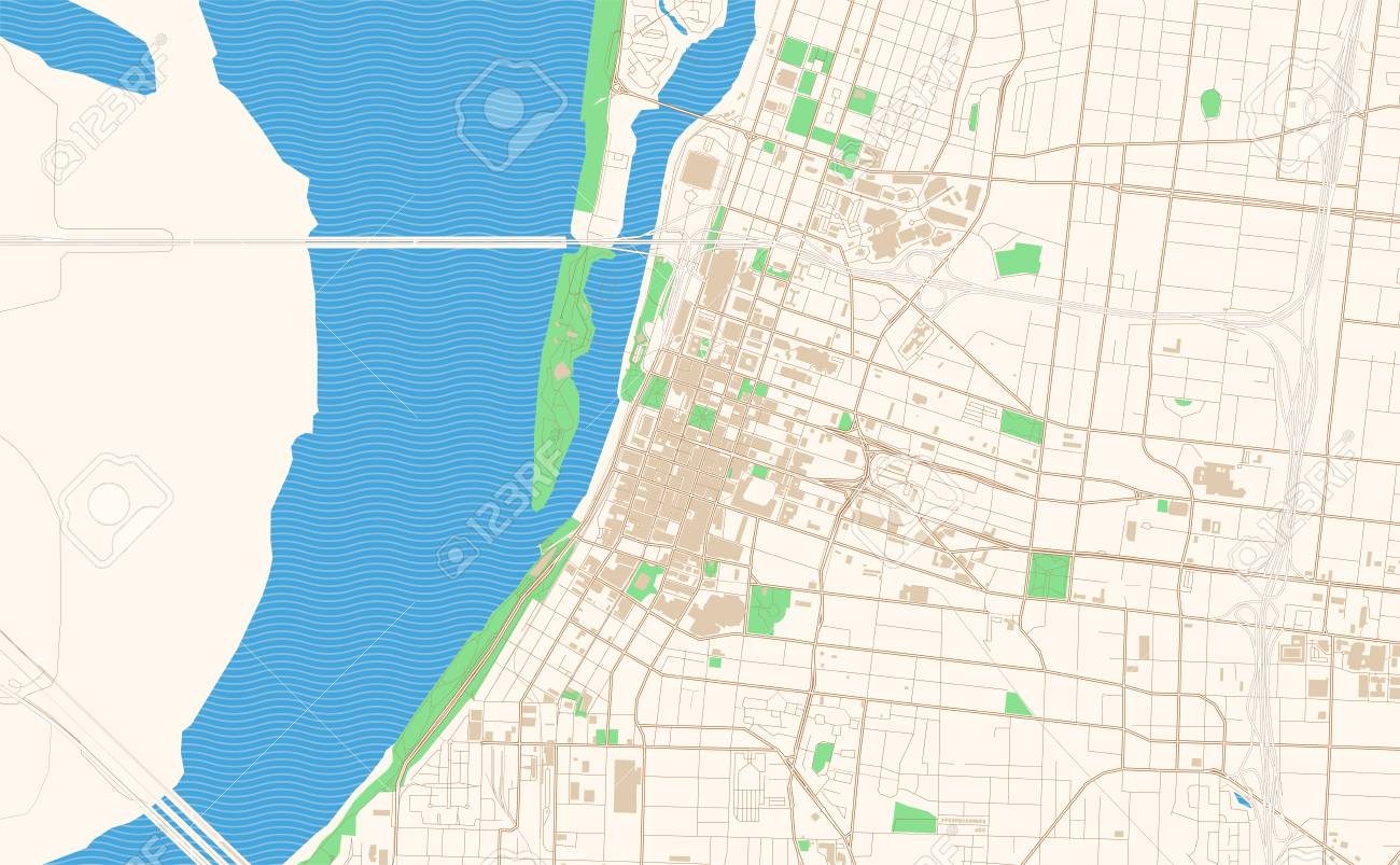 Memphis Tennessee Printable Map Excerpt. This Vector Streetmap Of Downtown  Memphis Is Made For Infographic And Print Projects. Royalty Free SVG,  Cliparts, Vectors, and Stock Illustration. Image 125537427., image size:1300x803