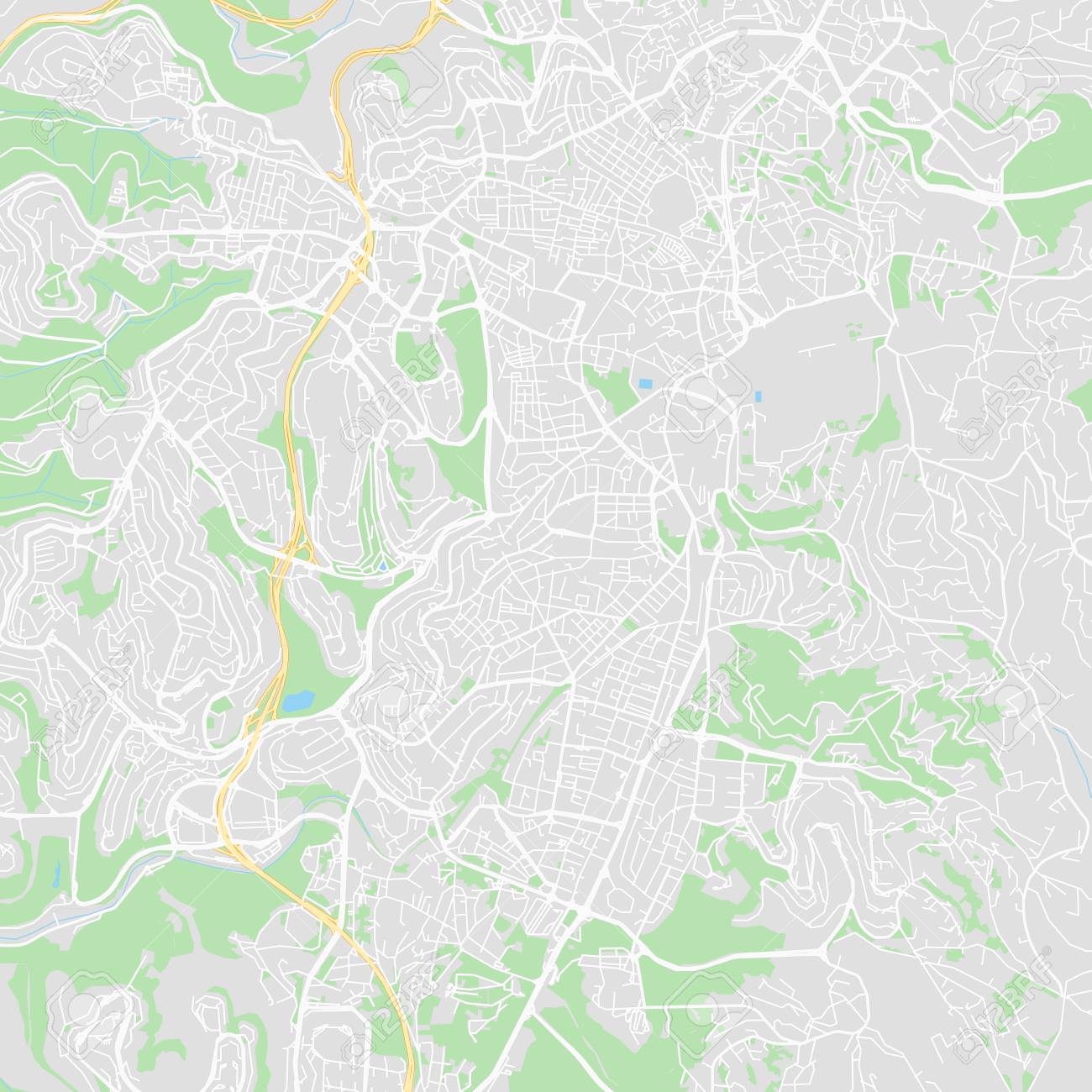 Downtown vector map of Jerusalem, Israel. This printable map.. graphic about Printable Map of Israel identified as Downtown vector map of Jerusalem, Israel. This printable map..