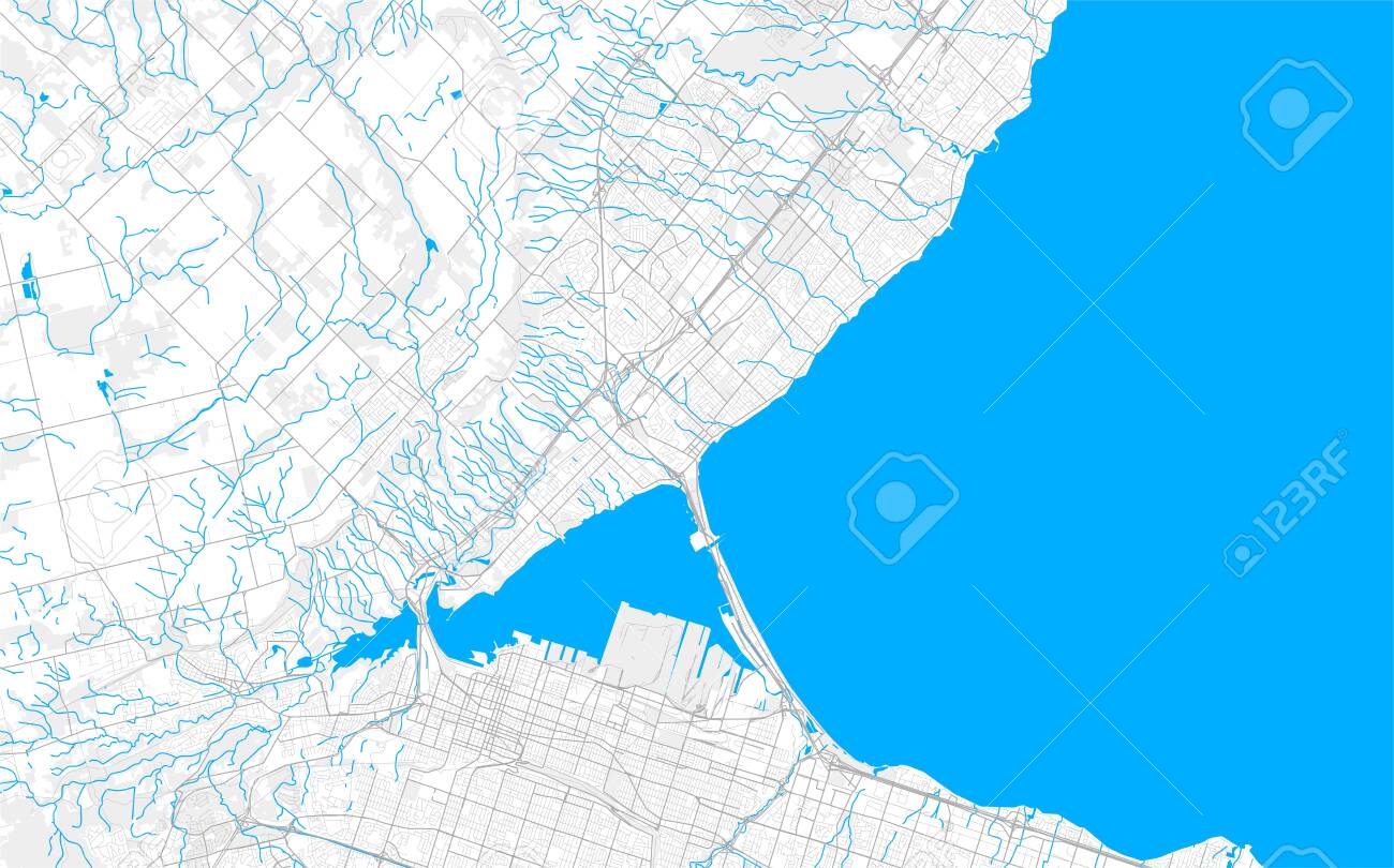 Map Of Burlington Ontario Rich Detailed Vector Area Map Of Burlington, Ontario, Canada. Map Template  For Home Decor. Royalty Free Cliparts, Vectors, And Stock Illustration.  Image 129789084.