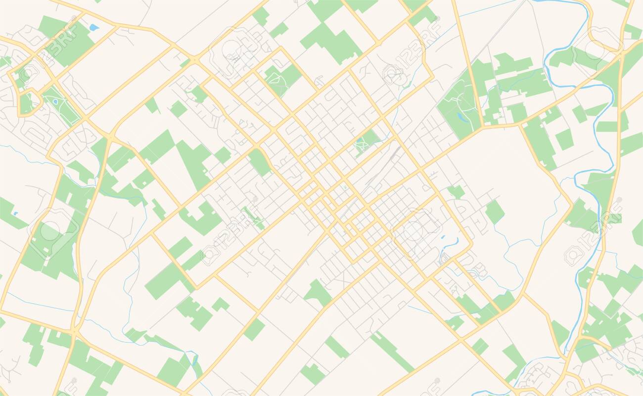 Printable Street Maps Free Printable Street Map Of Napier-Hastings, New Zealand. Map Template For  Business Use. Royalty Free Svg, Cliparts, Vectors, And Stock Illustration.  Image 133677801.