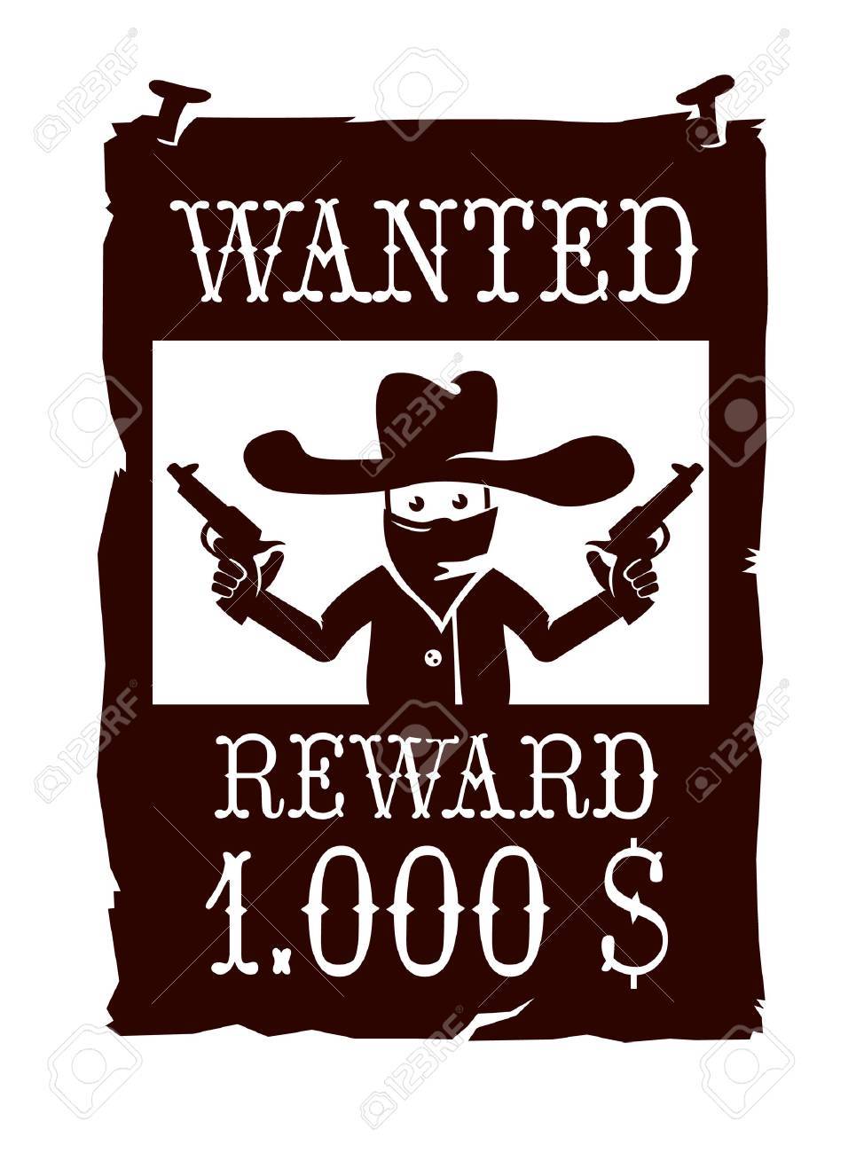 指名手配のポスター のイラスト素材 ベクタ Image