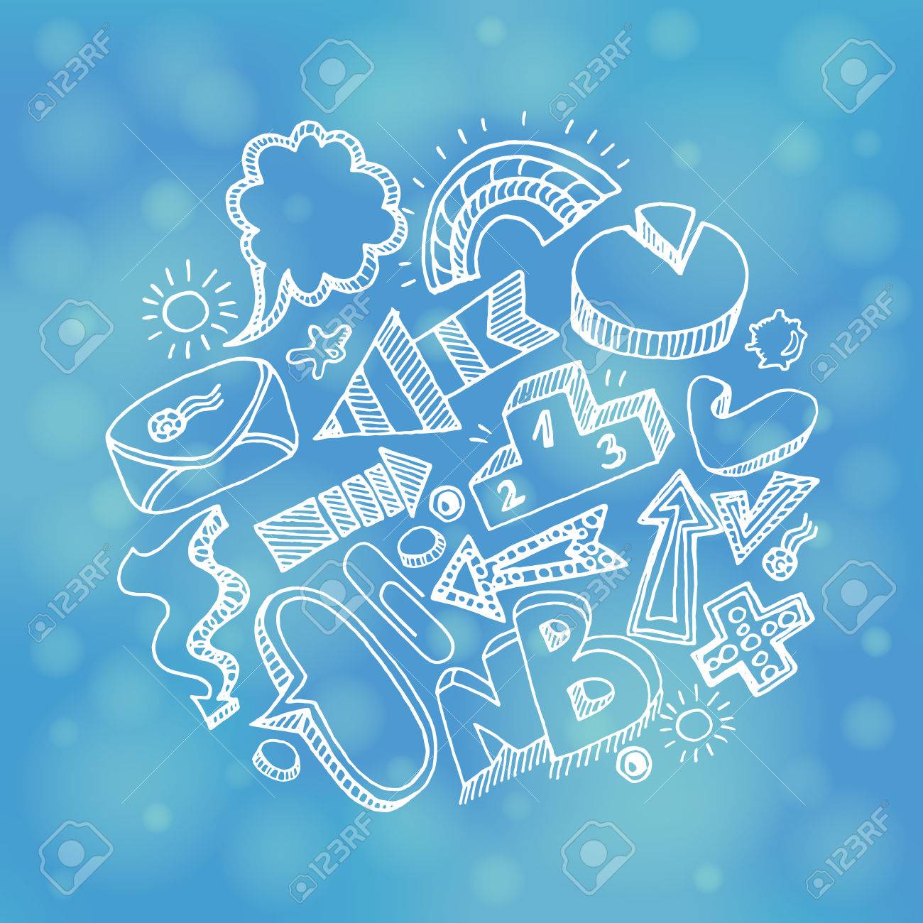 フリーハンドでの描画 ビジネス 方向および成功は青い背景のぼかしにイタズラ書き のイラスト素材 ベクタ Image フリーハンドでの描画 ビジネス 方向および成功は青い背景のぼかしにイタズラ書き のイラスト素材 ベクタ Image