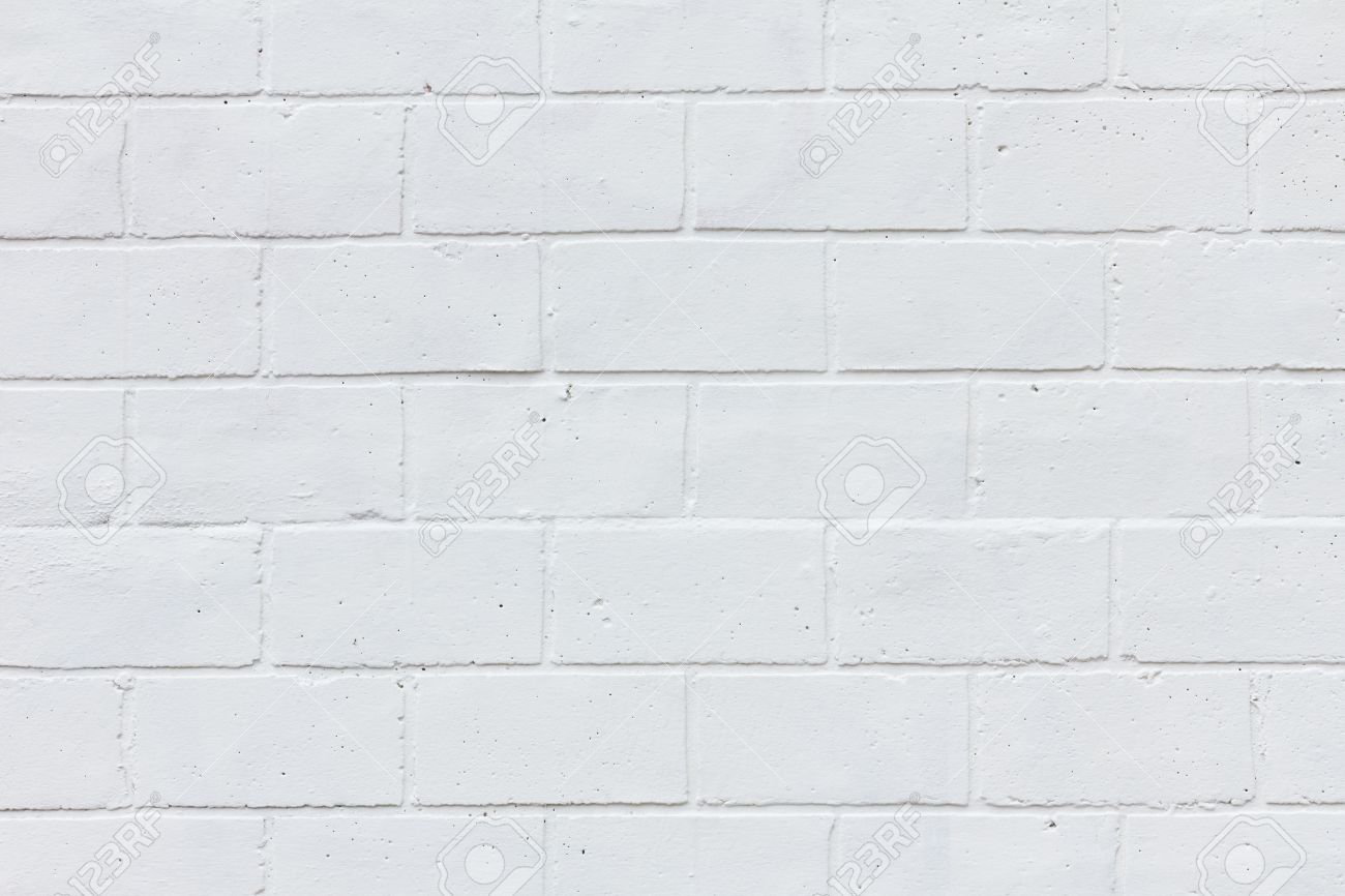 Painted White Brick Wall Texture Background Stock Photo Picture And Royalty Free Image Image