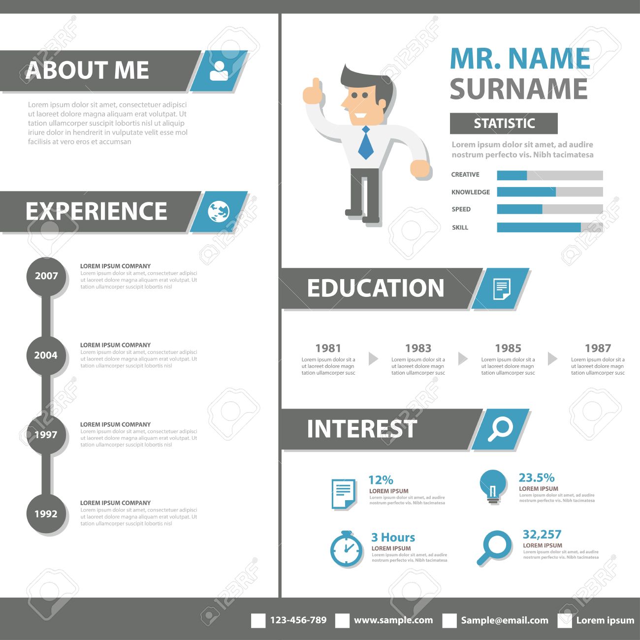 smart creative resume business profile cv vitae template layout flat design for job application advertising marketing - Profile For Resume smart creative resume business profile cv vitae template layout flat design for job application advertising marketing - Profile For Resume