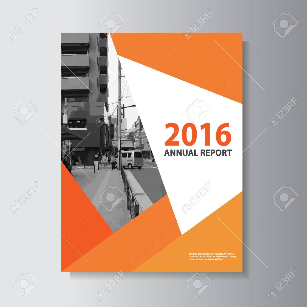 annual report layout design