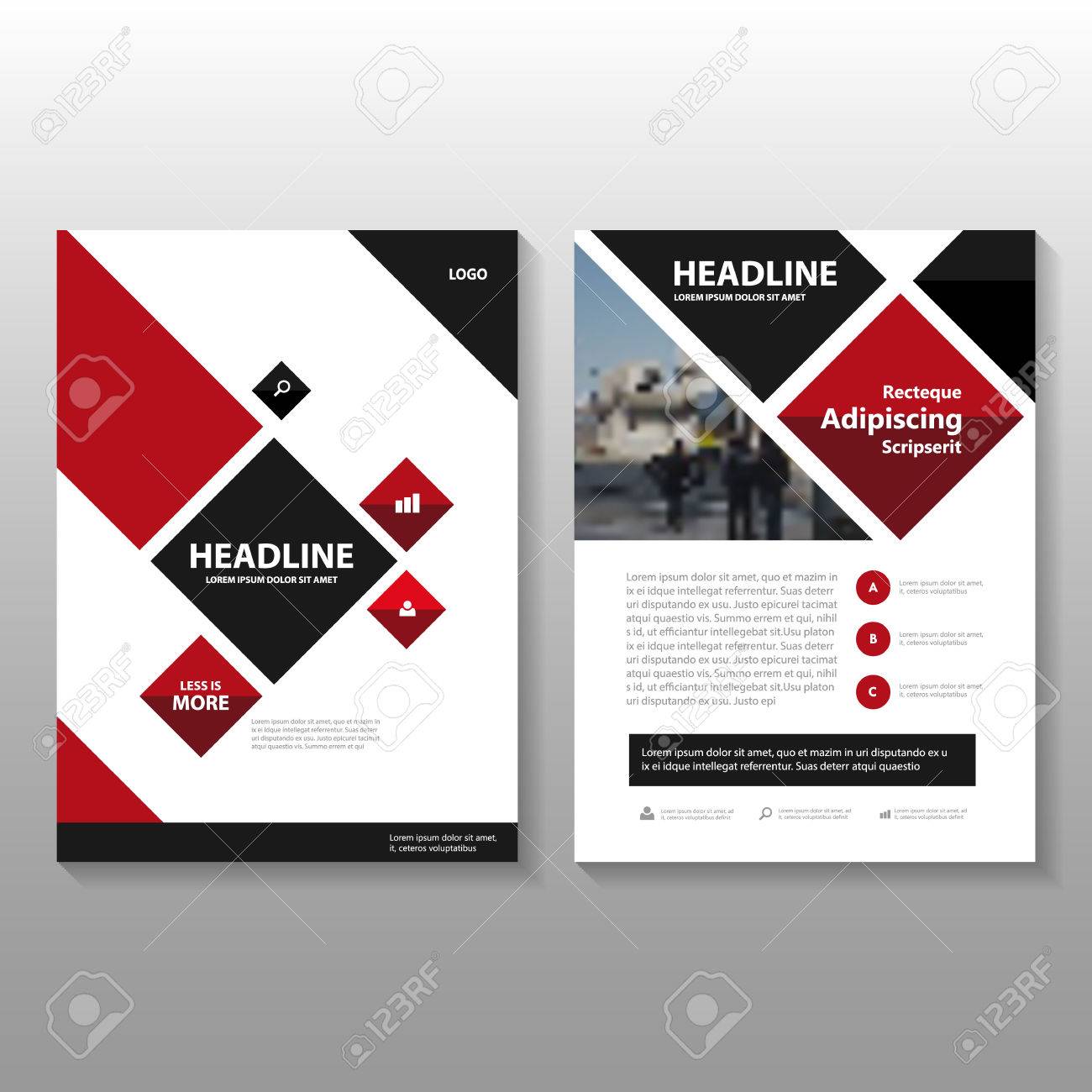 Red black Square Vector annual report Leaflet Brochure Flyer template design, book cover layout design, Abstract red black presentation templates - 54785797 Red black Square Vector annual report Leaflet Brochure Flyer template design, book cover layout design, Abstract red black presentation templates - 54785797