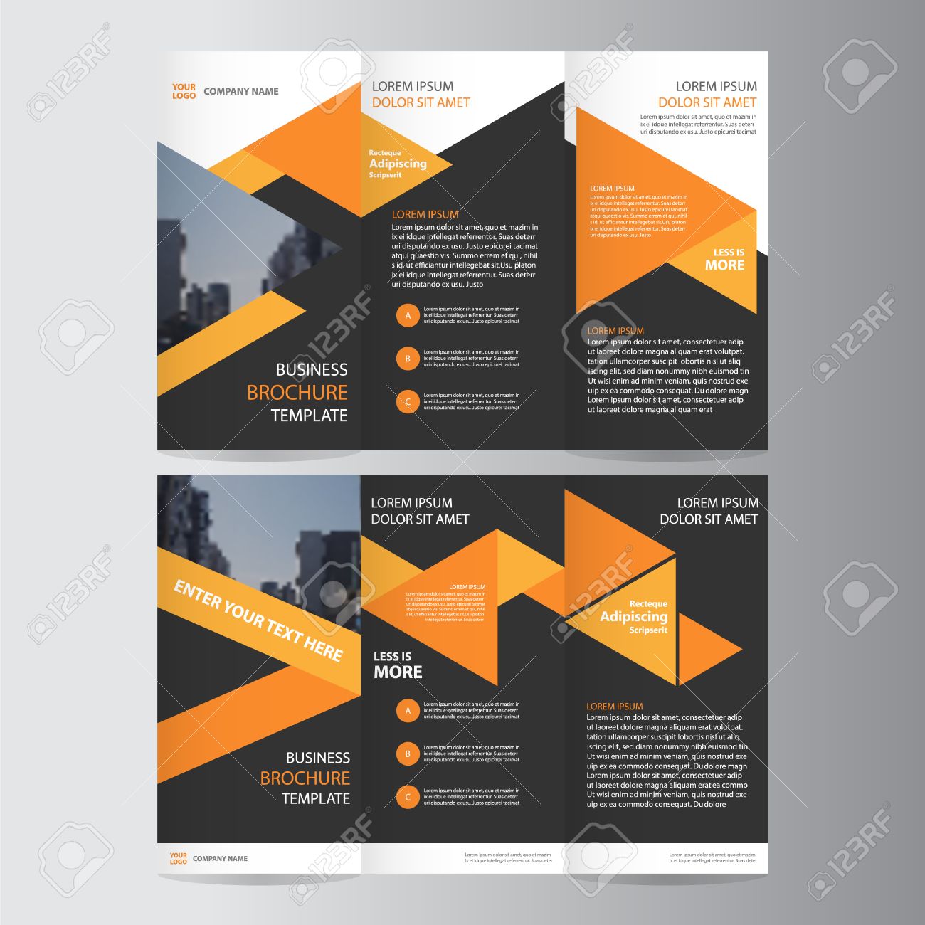folding flyers templates