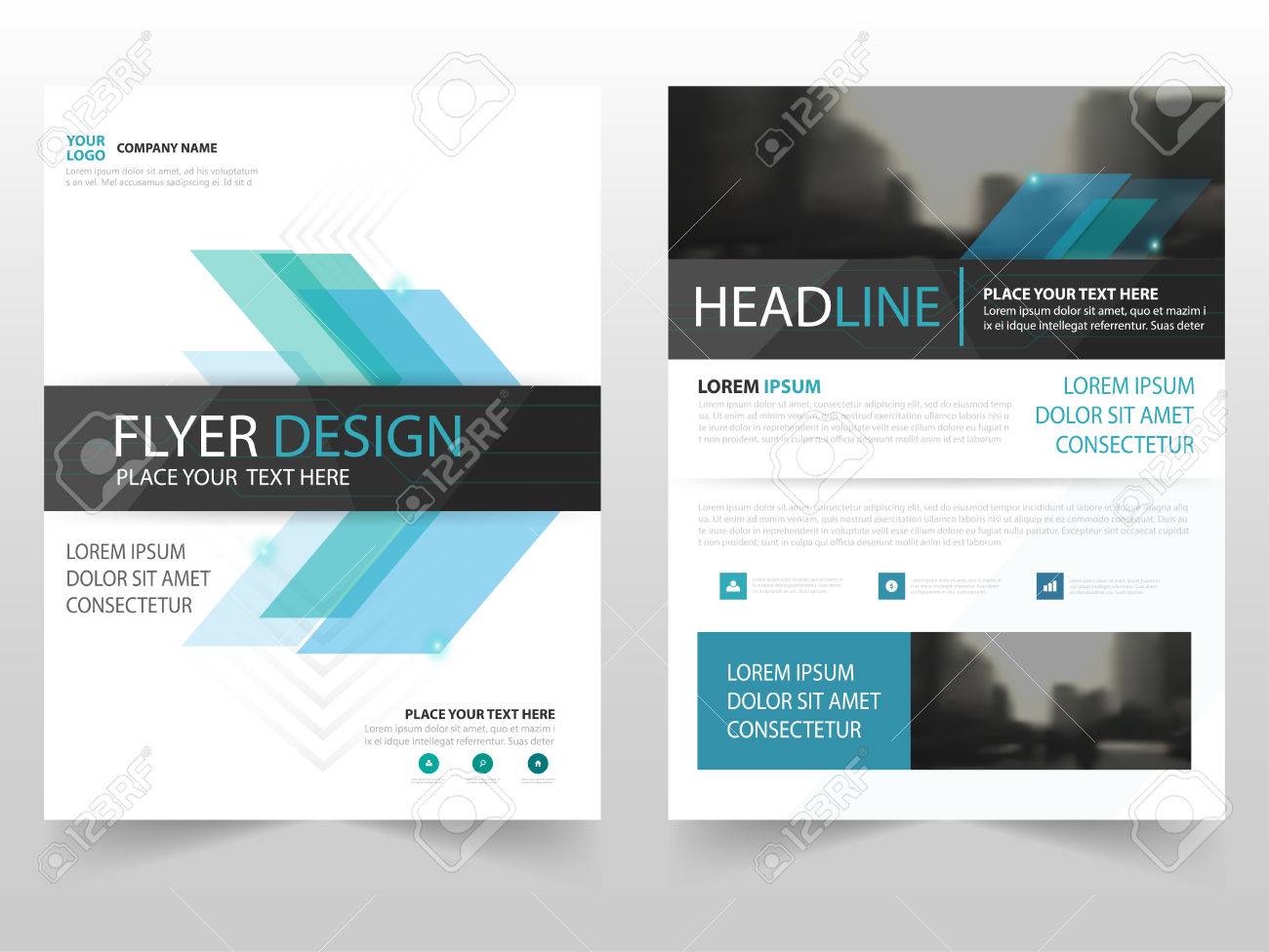 Blue abstract business Brochure Leaflet Flyer annual report template design, book cover layout design, abstract business presentation template, a4 size design - 63938073 Blue abstract business Brochure Leaflet Flyer annual report template design, book cover layout design, abstract business presentation template, a4 size design - 63938073