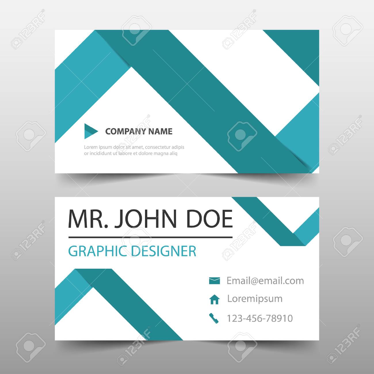 layout for business cards