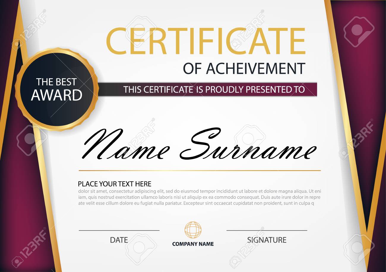 white certificate frame