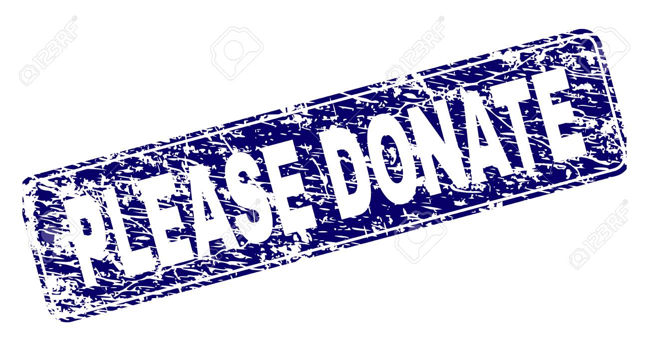 Please donate rubber stamp Royalty Free Vector Image