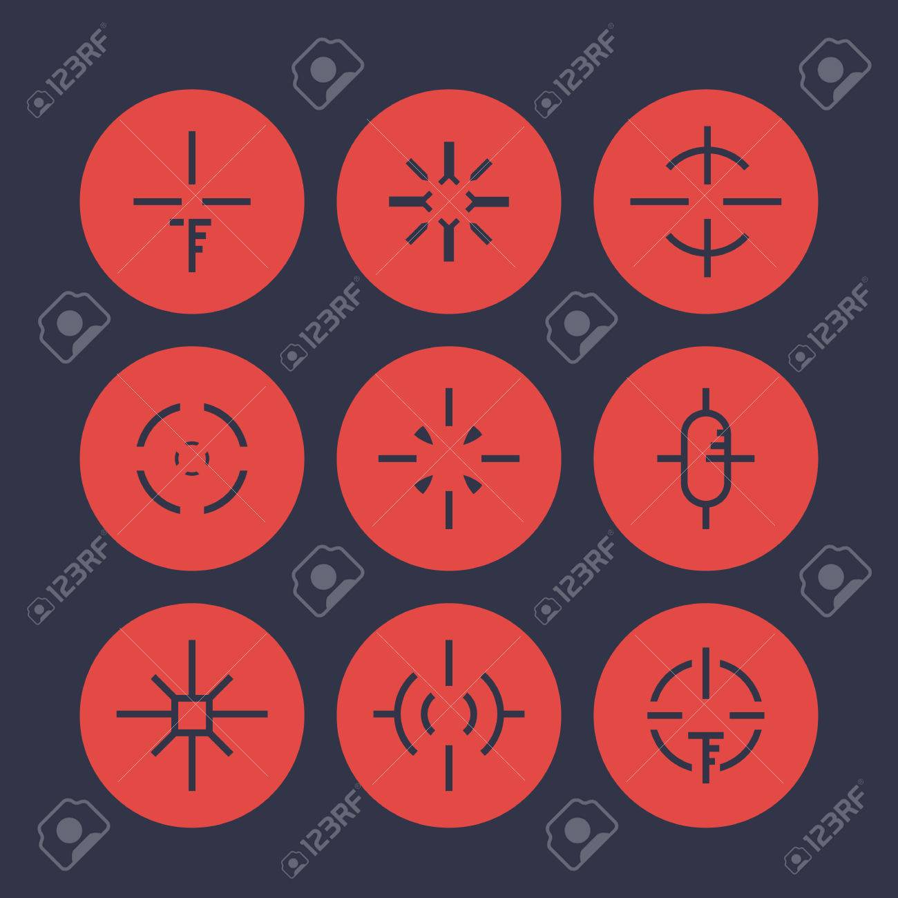 Crosshairs Elements For Game Design Set 2 Stock Vector 67271636 Crosshairs Elements For Game Design Set 2 Stock Vector 67271636