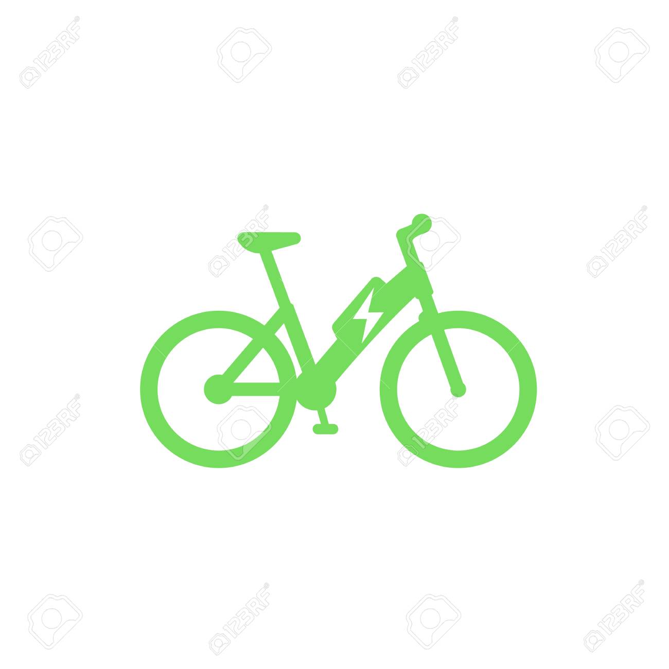 white e bike