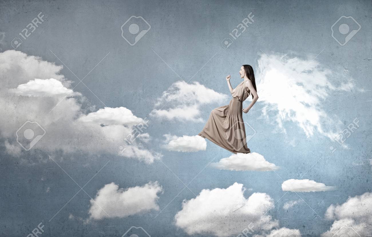 walking on cloud