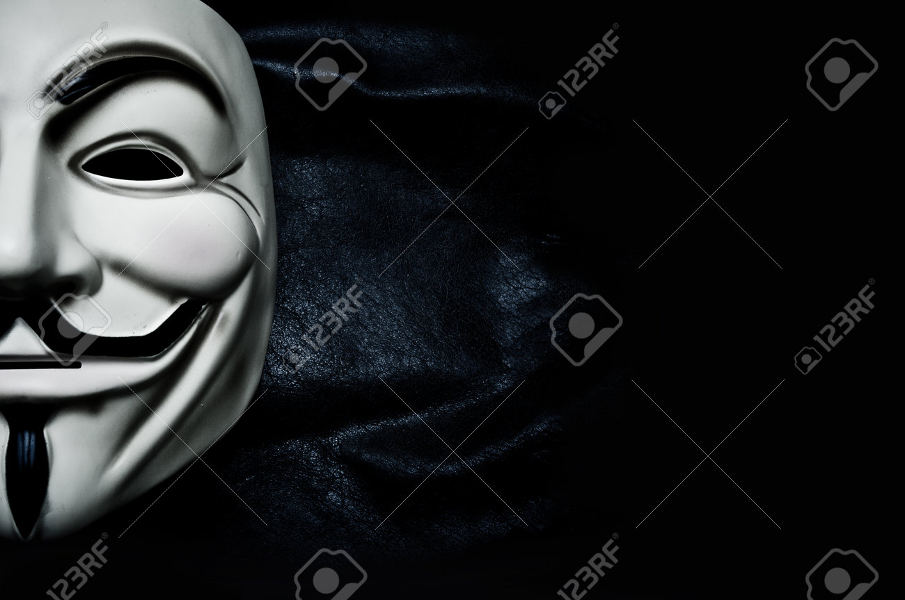 Vendetta mask symbol for the online hacktivist group Anonymous - 35783381 Vendetta mask symbol for the online hacktivist group Anonymous - 35783381
