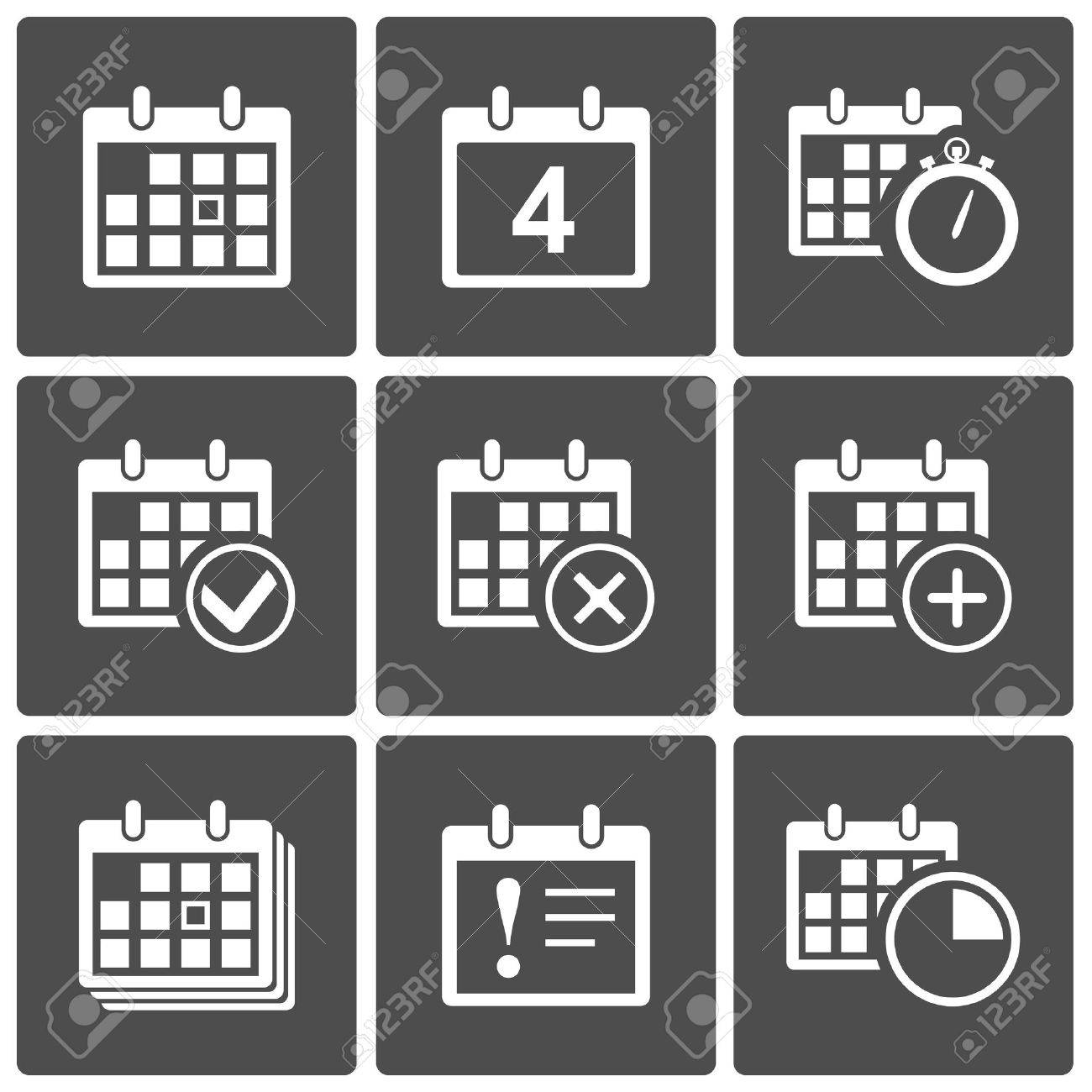 calendar icons