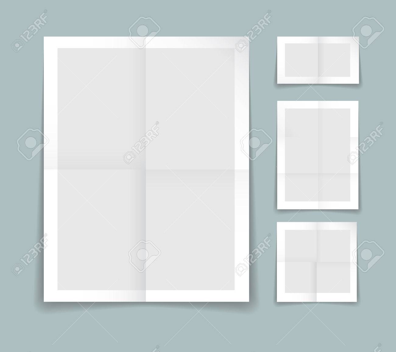 folded paper template