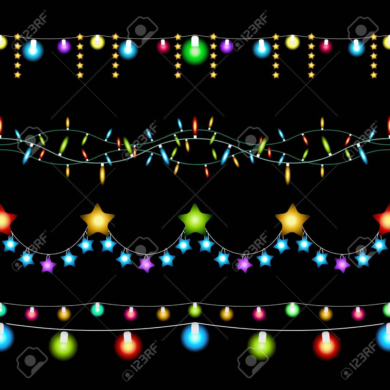 Christmas Lights Patterns Royalty Free SVG, Cliparts, Vectors, And Stock  Illustration. Image 34229768.