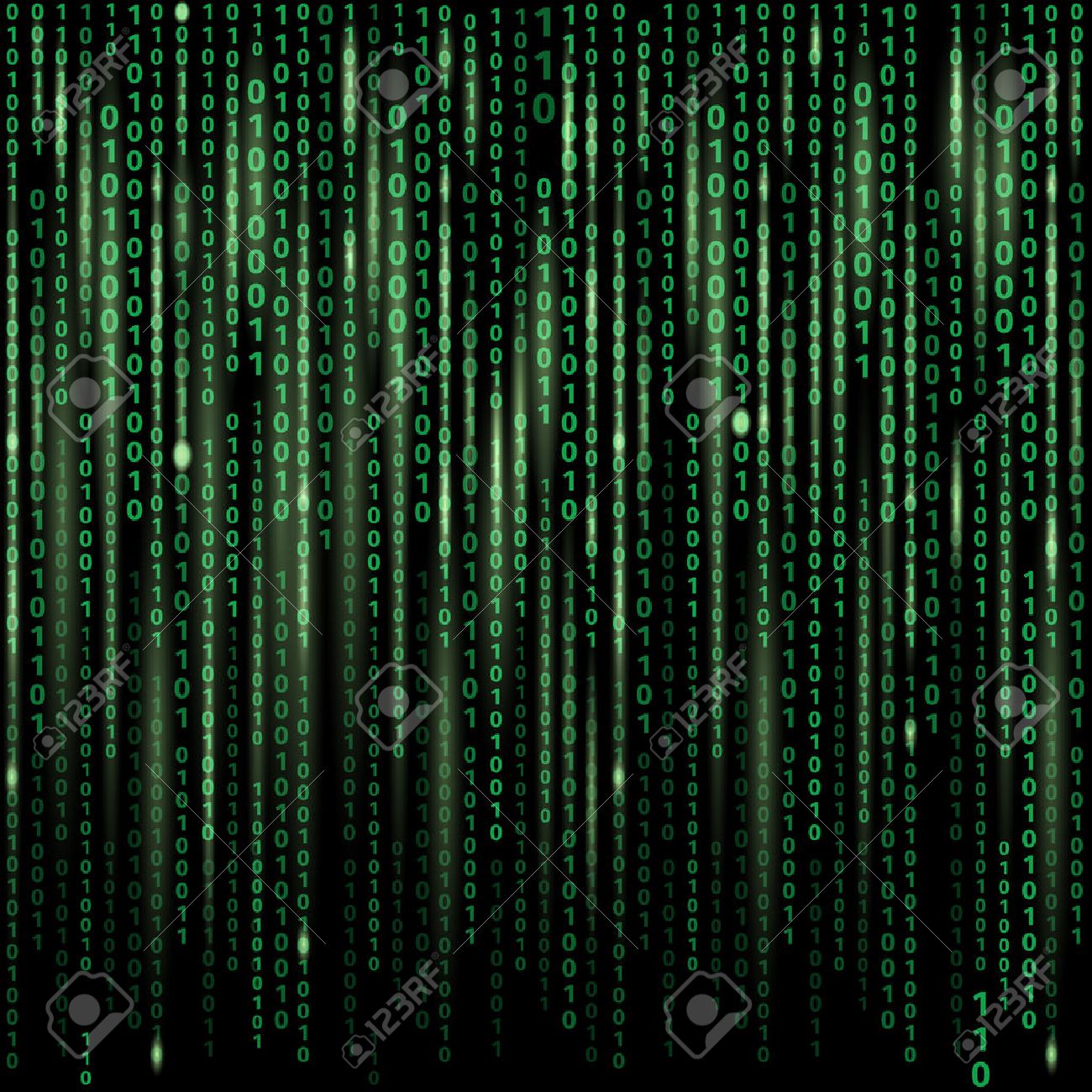 Stream of binary code on screen. Abstract vector background. Data and technology, decryption and encryption, computer matrix illustration - 46402454 Stream of binary code on screen. Abstract vector background. Data and technology, decryption and encryption, computer matrix illustration - 46402454