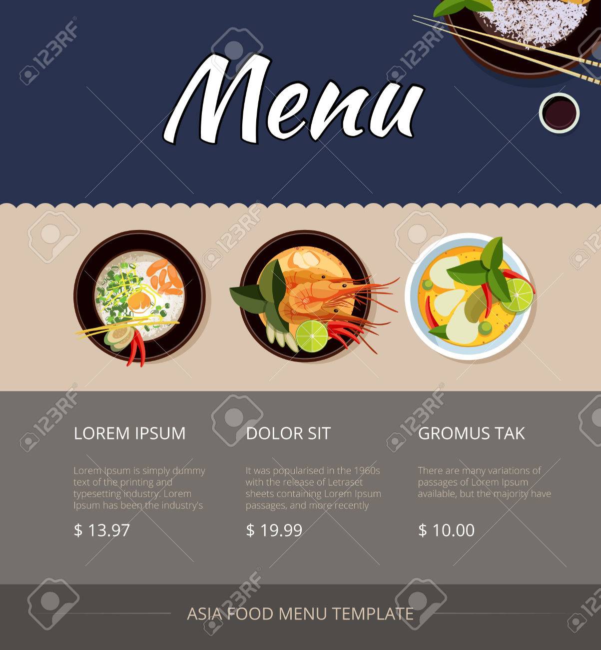 breakfast menu template