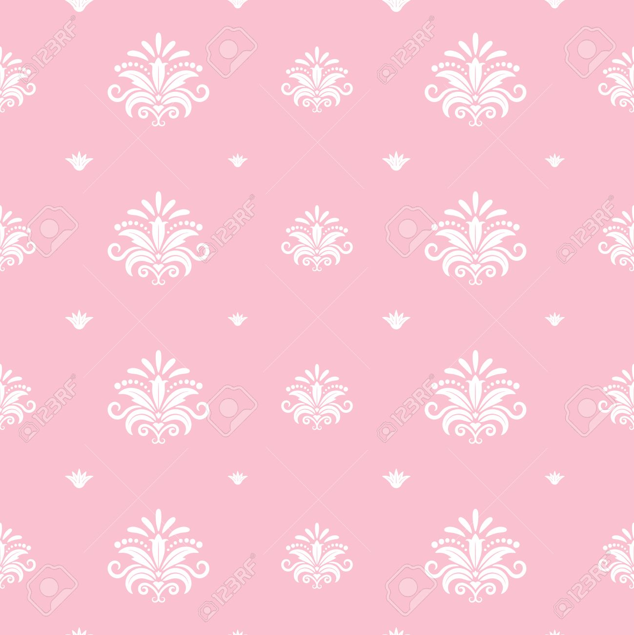 floral baroque princess template design pink decorative backdrop