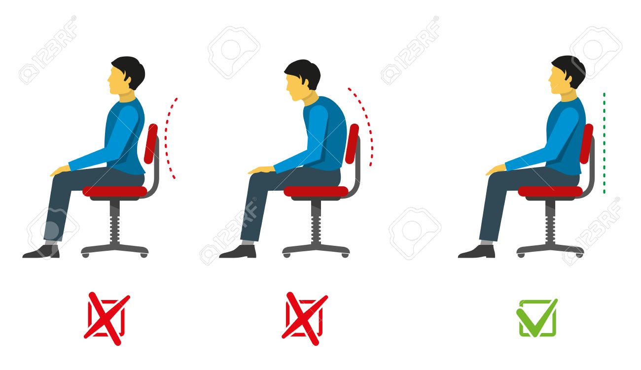 Correct And Bad Sitting Position Vector Medical Infographics Position Sit Right Position Sit Correct And Bad Sitting Position Vector Medical Infographics Position Sit Right Position Sit