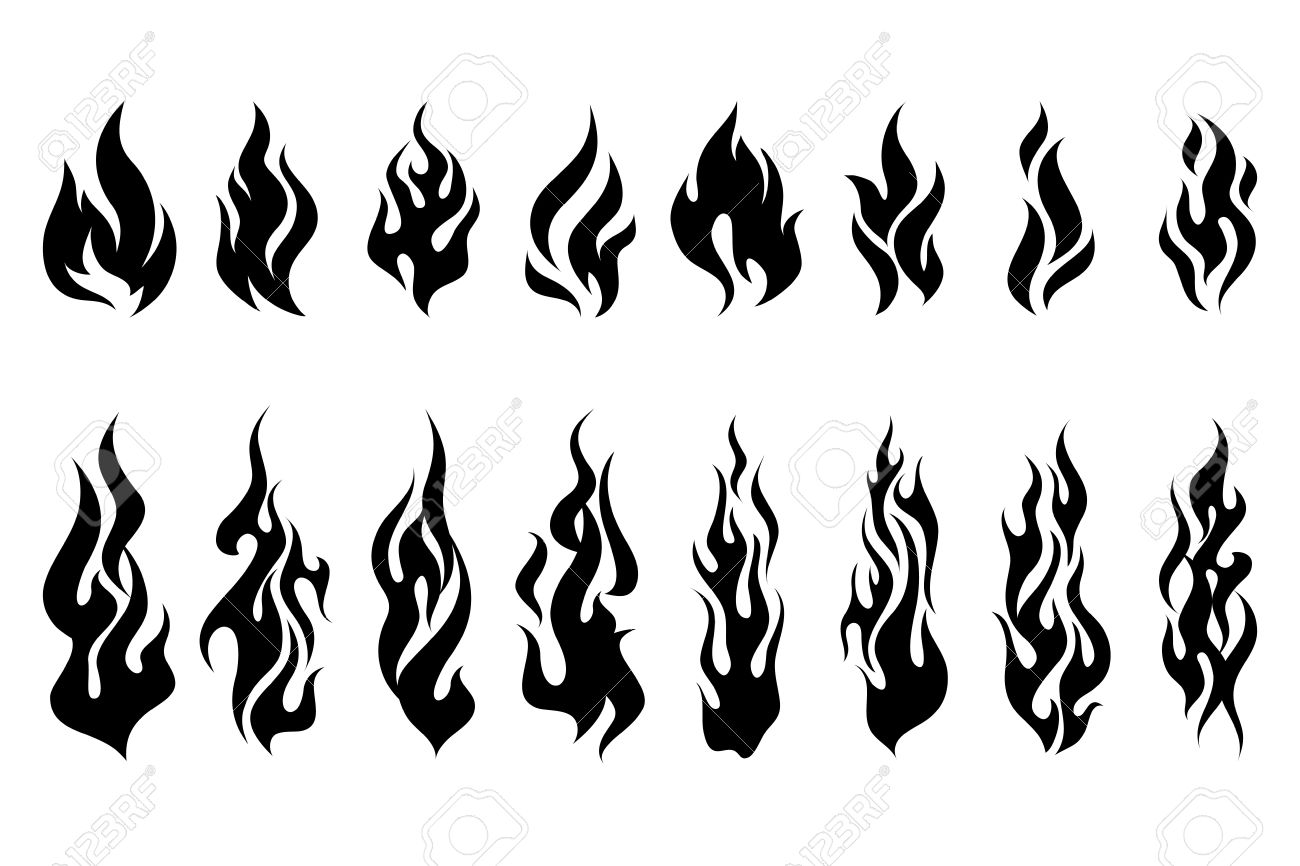 fire tattoo vector fire