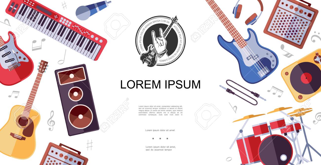 speaker for guitar and microphone