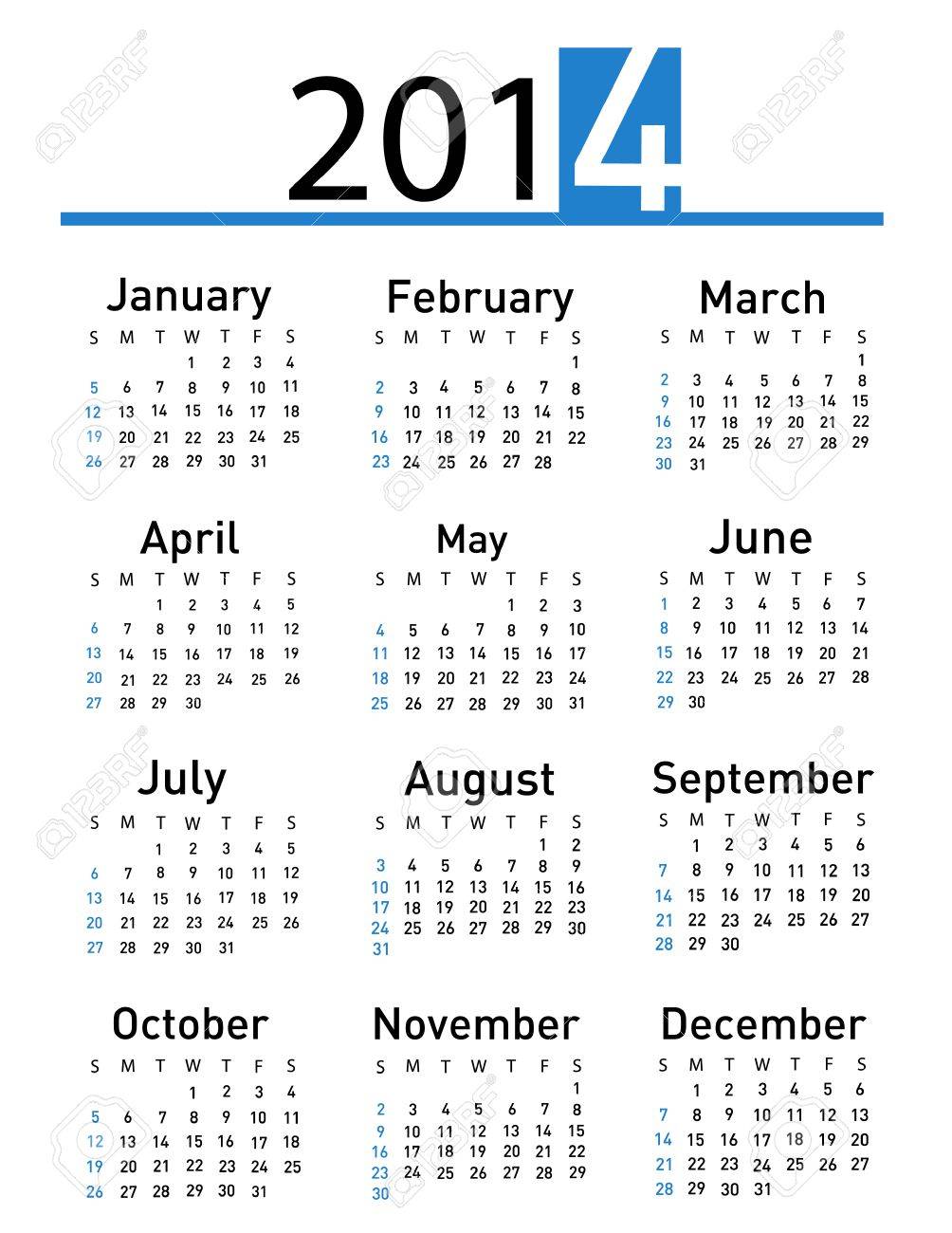 14 Calendar Royalty Free Cliparts Vectors And Stock Illustration Image