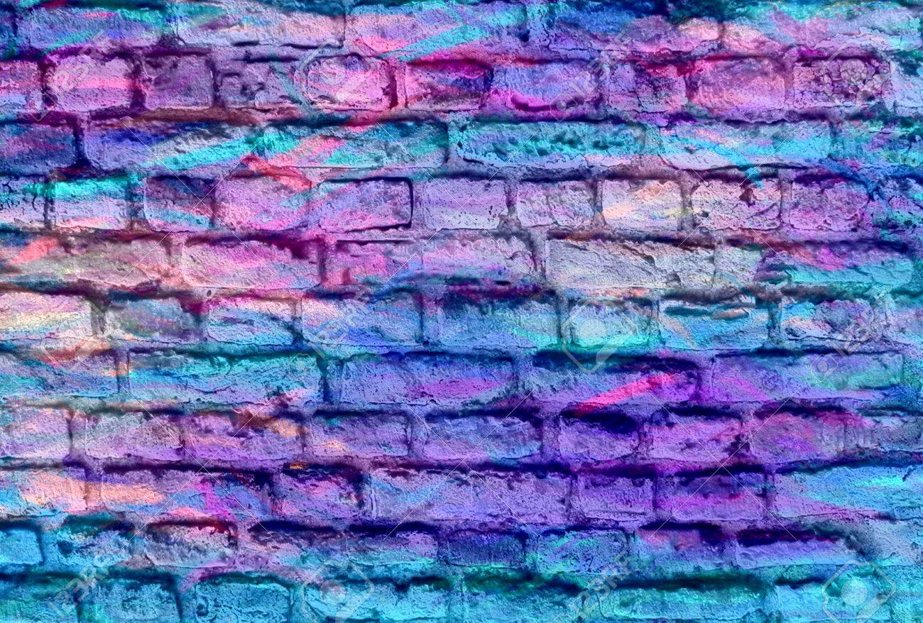 Colorful Brick Wall Background Stock Photo Picture And Royalty Free Image Image